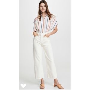 AGOLDE Ren High Rise Wide Leg in Paper - Size 30